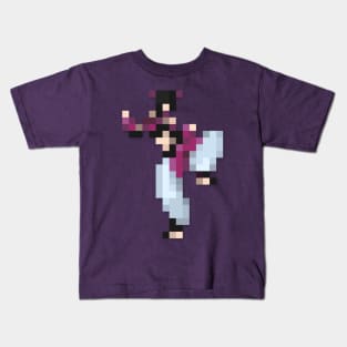 Juri Han low-res pixelart Kids T-Shirt